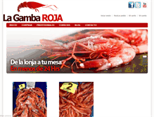 Tablet Screenshot of lagambaroja.com